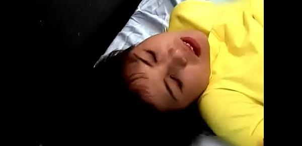  Awesome steamy asian girl blows jizzster
